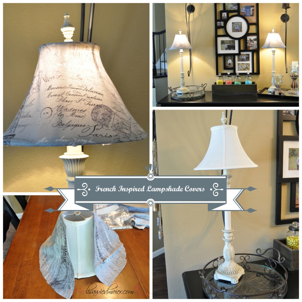 french inspired lampshade cover